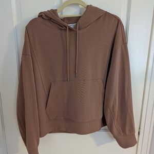 Athleta Seasoft Rib Hoodie (Crop)